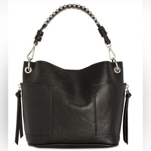 Steve Madden Sammy studded handle bucket bag